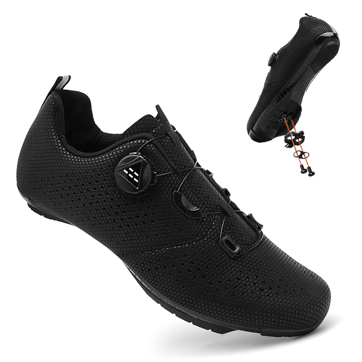 Zapatillas de Ciclismo MTB para Hombre/Mujer Compatible con Shimano SPD 2 Pernos Pedales Zapatos Bicicleta de Montaña Exterior