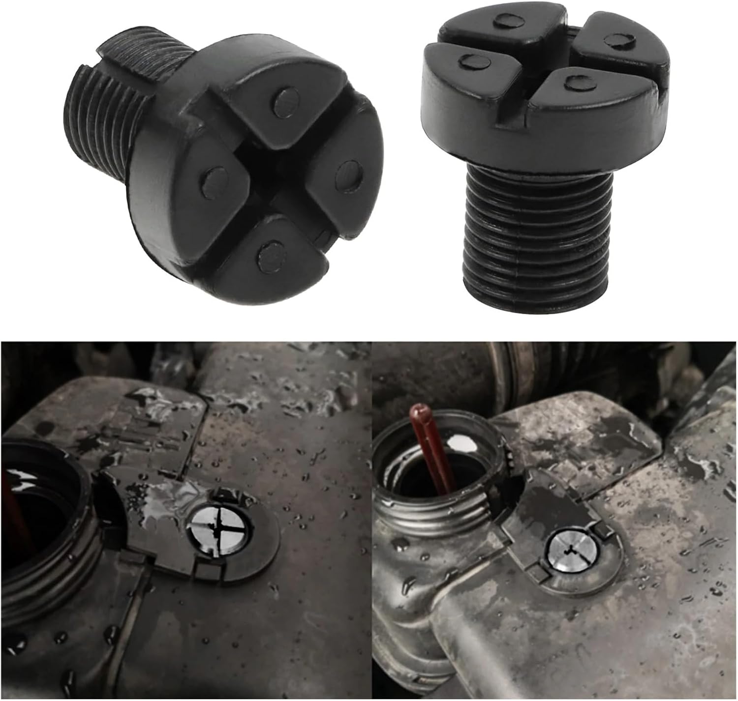 17111712788 11537793373 Metal Radiator Coolant Expansion Tank Bleeder Screw Compatible with BMW E30 E31E36 E46 E34 E39 E53(1P)