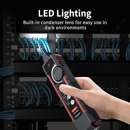 Miniatura 8 de NOYAFA NF-8209S Probador de Cables de Red Avanzado Actualizado con PoE y NCV, Prueba de Longitud de Cable, Parpadeo de Puerto, Rastreador de Cables