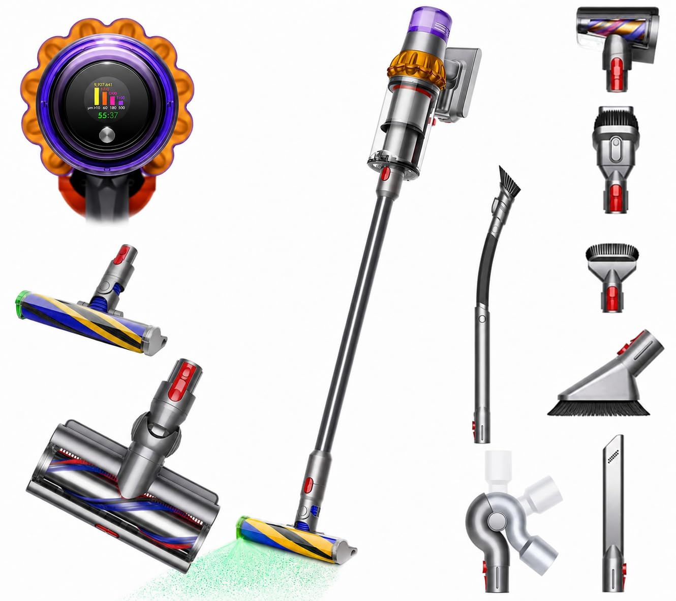Dyson V15 Detect Total Clean Extra, Cordless Vacuum Cleaner