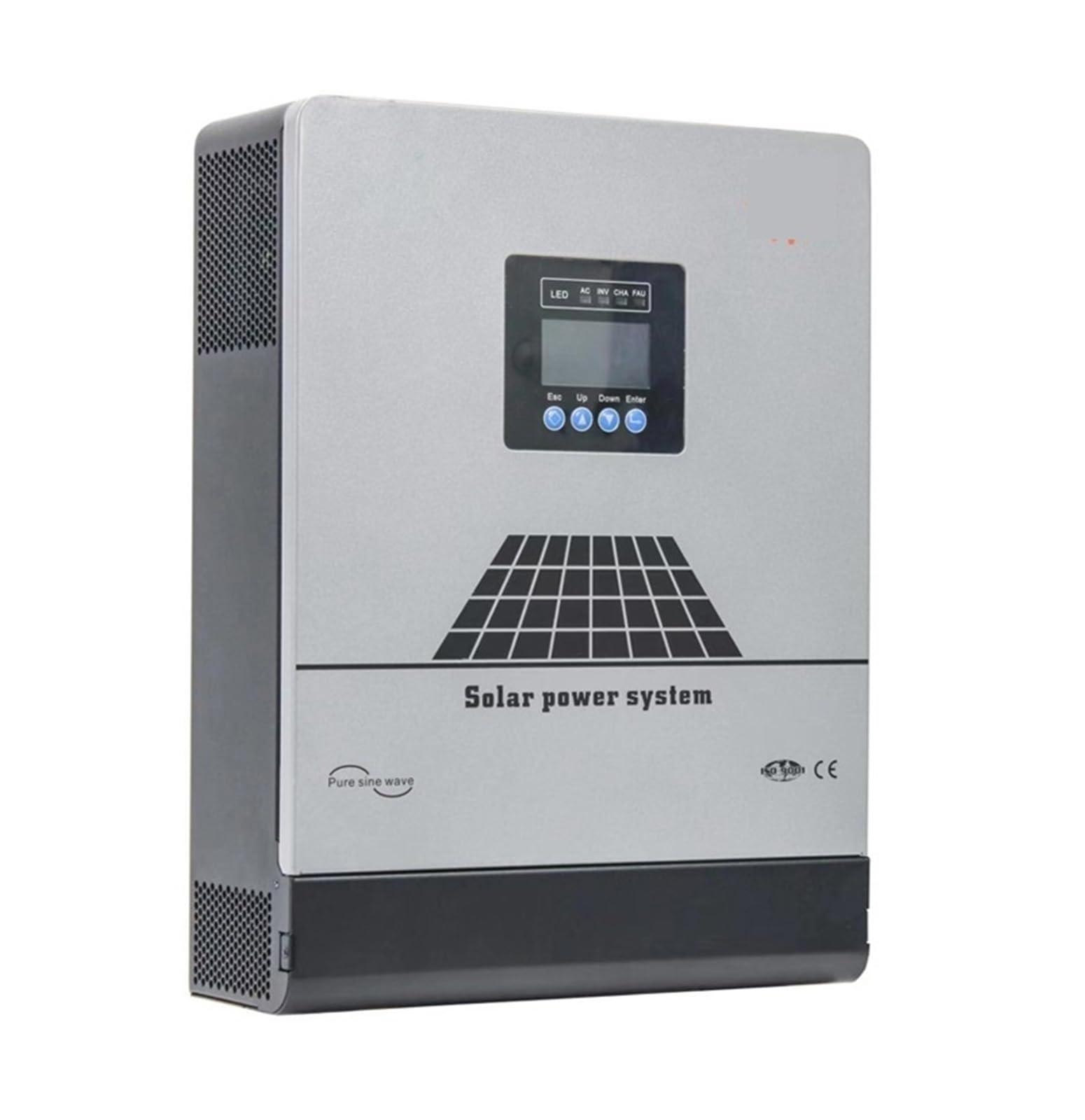 Inversor-Controlador Integrado de 3KW/5KW, inversor Solar fotovoltaico con Capacidad de operación en Paralelo de múltiples Unidades, Compatible con Salida trifásica de 380 V.(5kW Single-Unit)