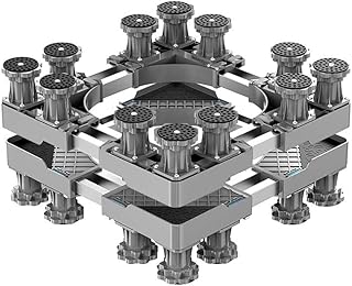 Base de bassin de la machine à laver Double Tube à lave-linge à double teneur à usage extérieur Piédestal réglable 59-78cm Réfrigérateur Réfrigérateur Sétance multifonctionnel Séchoir Rouleau Roller -