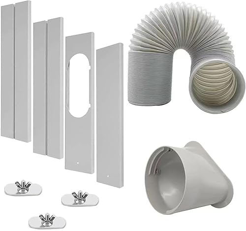 Miniatura 8 de Kit de ventilación de ventana de aire acondicionado portátil, kit de sellado de ventana ajustable para aire acondicionado portátil, kit de