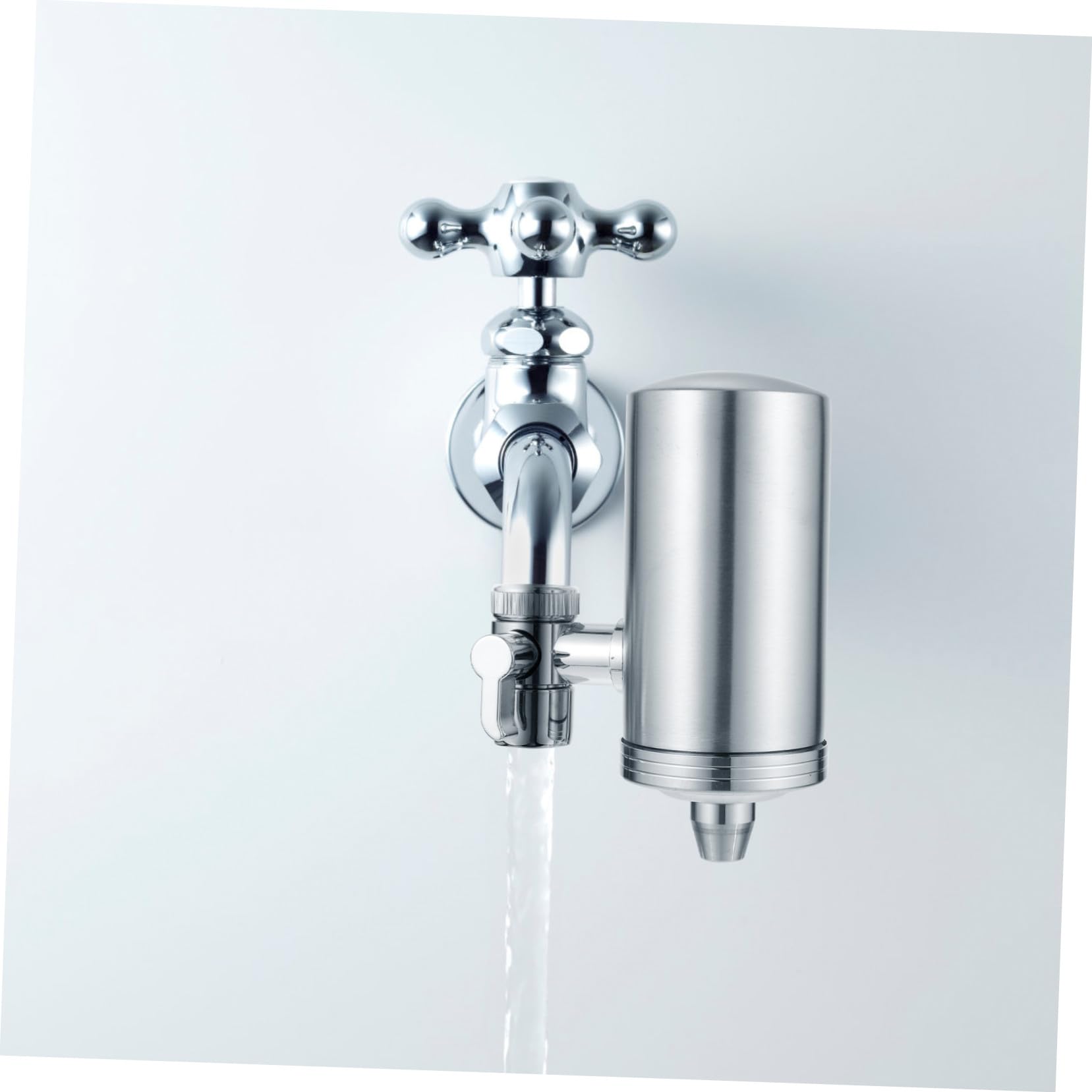 Operitacx Purificateur Eau Pour Évier Filtre Robinet Acier Inoxydable Purificateur Eau Pour Cuisine