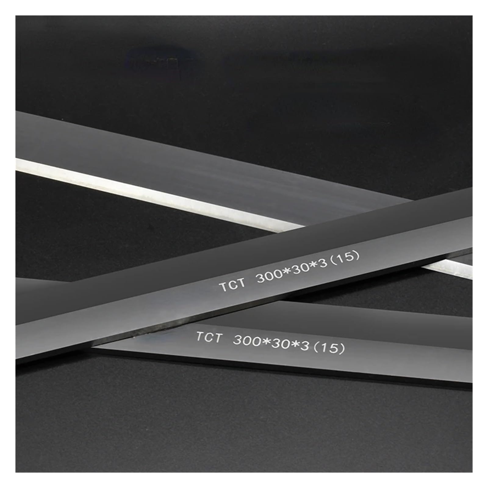 2/3 szt. 30mm szerokości 40-510mm długość nóż strugający z węglika wolframu 12 16 20 Cal grubość frezarki do twardego drewna rębak Tct ostrza strugarki(3pcs,260x30x3mm(10))
