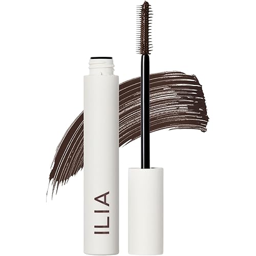 ILIA - Limitless Lash Mascara | Lightweight, Nourishing, Lengthening, Lifting | Flake + Smudge-Resistant | Non-Toxic, Cruelty-Free, Ophthalmologist-Tested, Safe For Sensitive Eyes (Rich Brown)