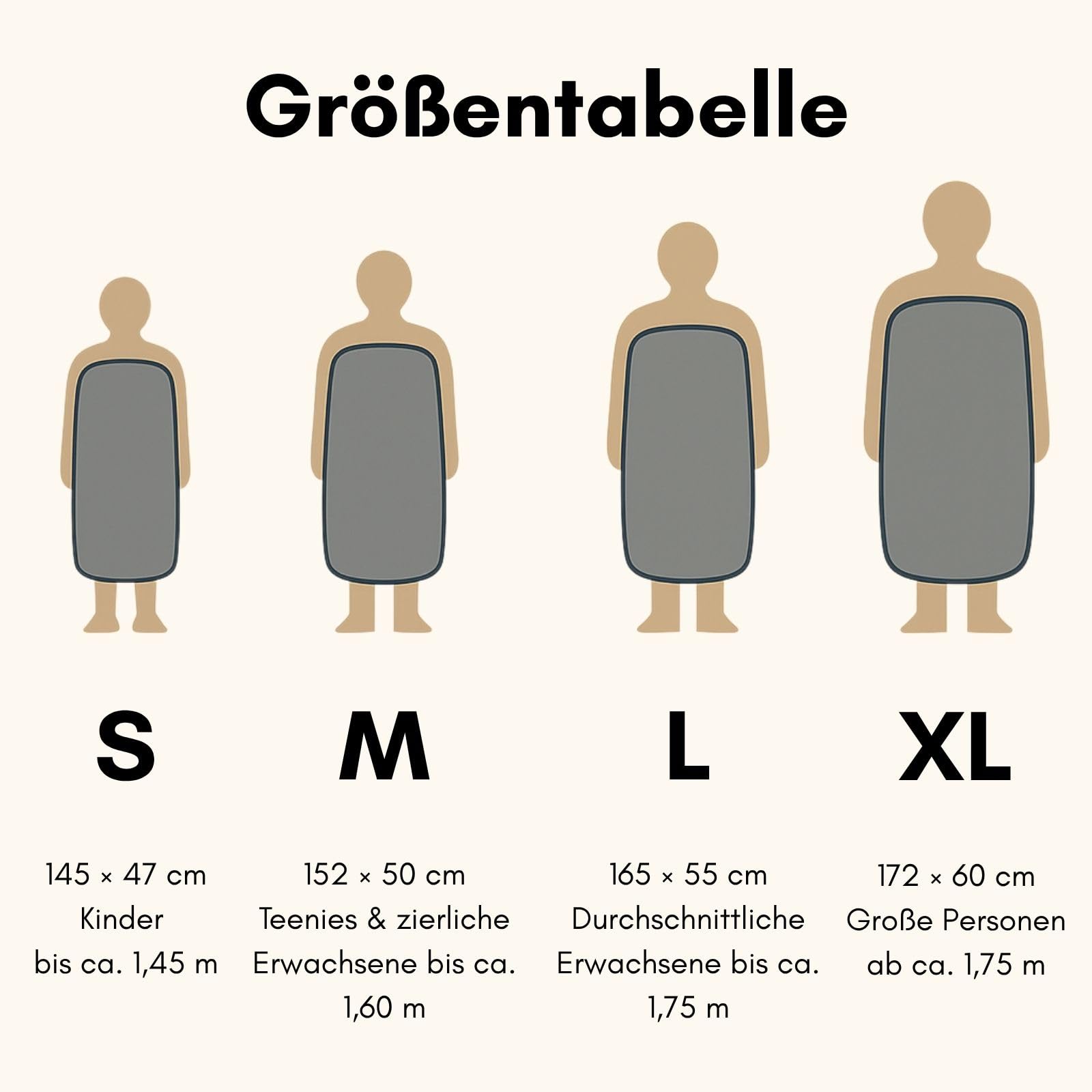 Rivello Schlafdecke Somnia – Sanfte Kompression, Ultraleicht & atmungsaktiv, Alternative zur Gewichtsdecke, 4 Größen (L - 165cm)
