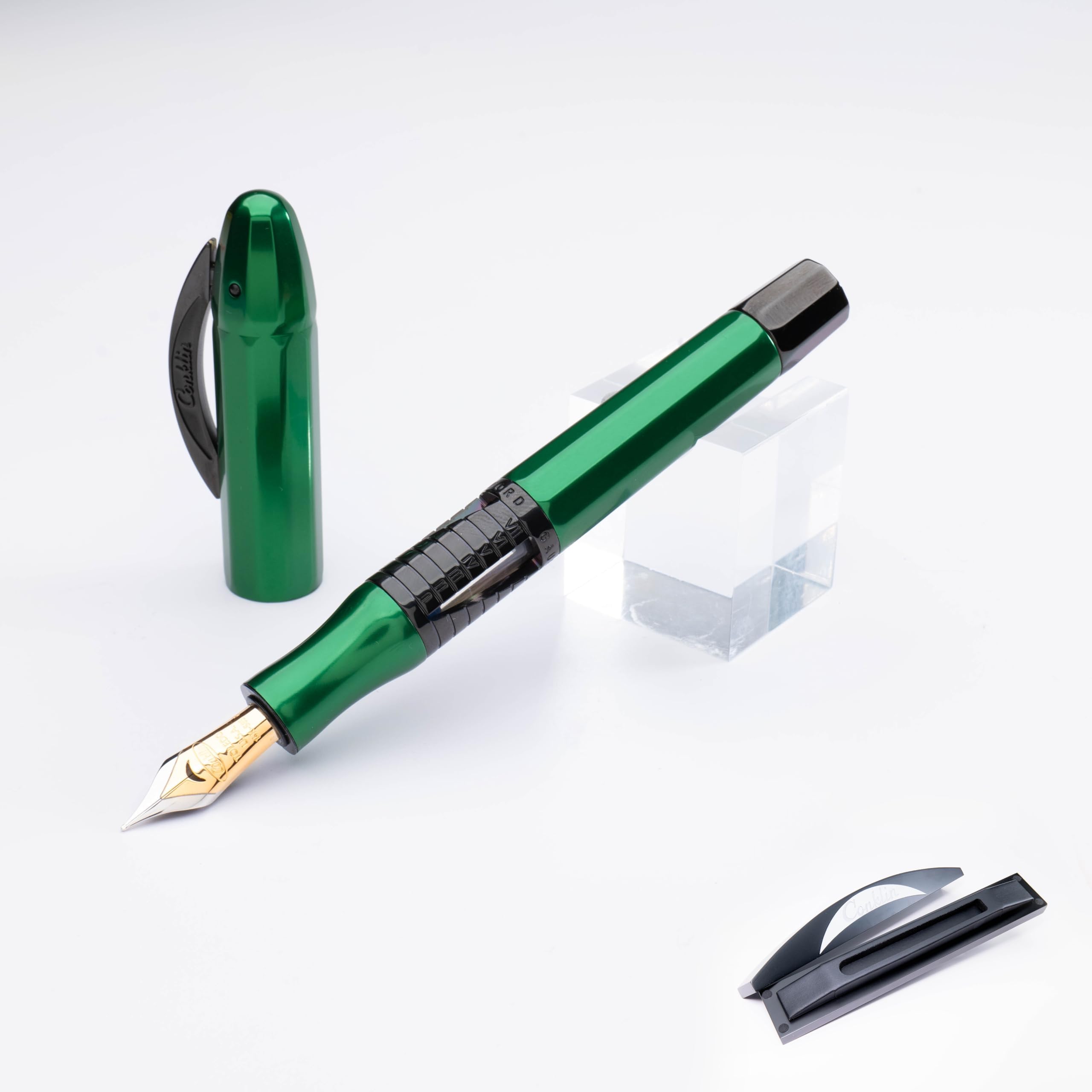 Conklin Nozac Saft Green Celluloid Limited Edition Fountain Pen