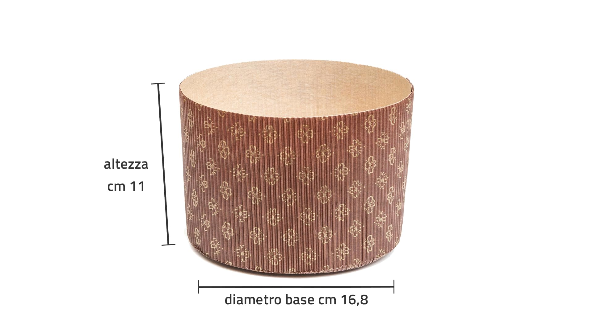 Stampi per Panettone Basso in Carta