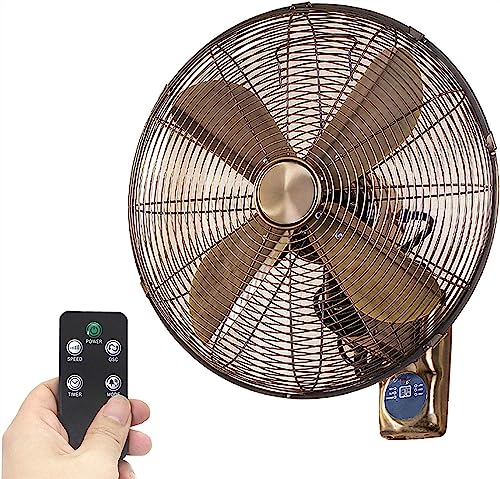 Ventilatore A Parete Da Muro Oscillante Telecomando 3 Pale 3 Velocità 43cm Mshop - Foto 12