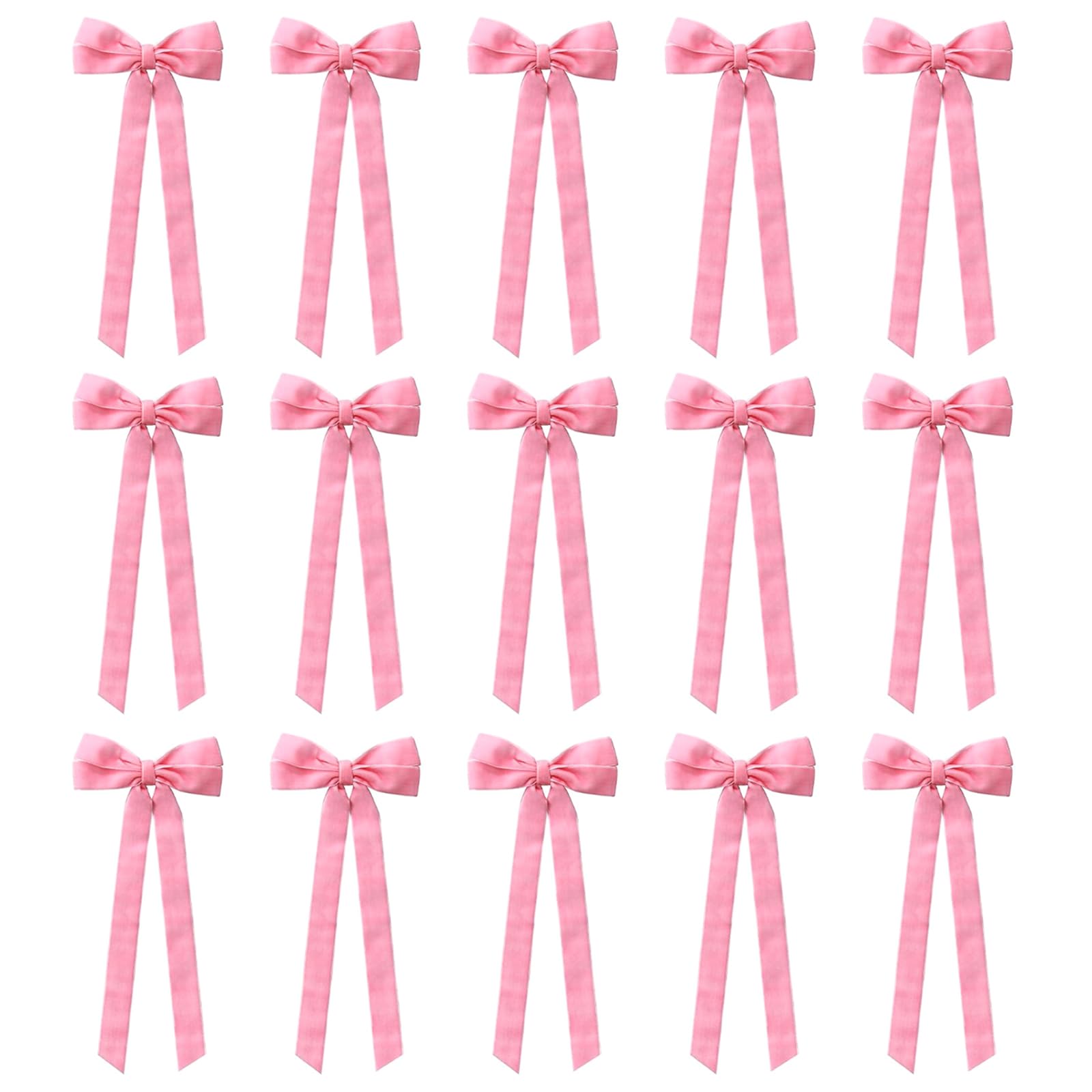 YWLUUOO 15Pieces Large Velvety Fabric Bowknots Elegant Holiday Decors for Mantles Staircase Party Arrangements Large Velvety Bowknots Gift Wrapping Accessories