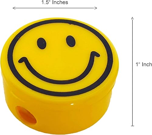 Miniatura 8 de Sacapuntas para niños con tapas extraíbles de color neón (paquete de 72)