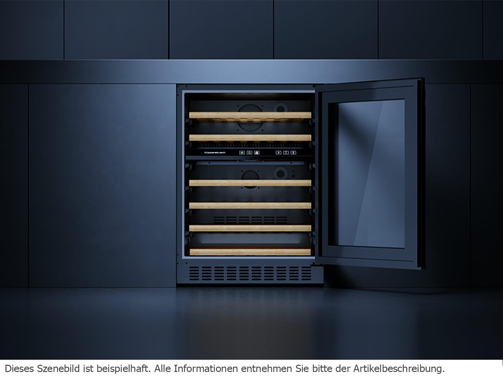Küppersbusch FWKU 1851.0 S K-Series.8 Unterbau Weinklimaschrank Schwarz