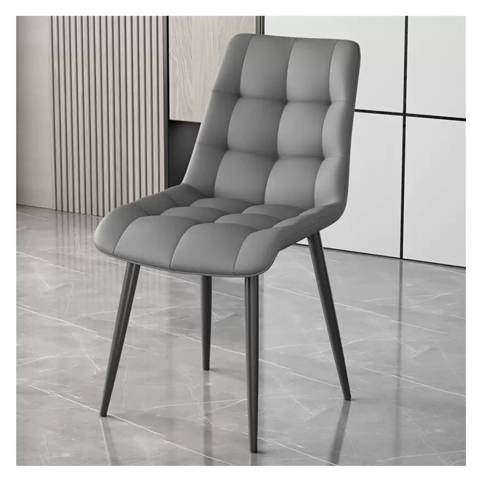Silla de comedor lateral giratoria para reuniones familiares y cenas largas en la granja