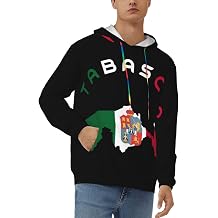 Tabasco Map Flag 3D Print Men's Pullover Hoodie Sweatshirt Hooded Pocket Jumper