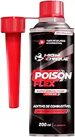 Poison Flex 2.0 Aditivo de Combustível Super Concentrado High Torque, Trata até 80 Litros, Limpeza e Proteção do Sistema de Injeção