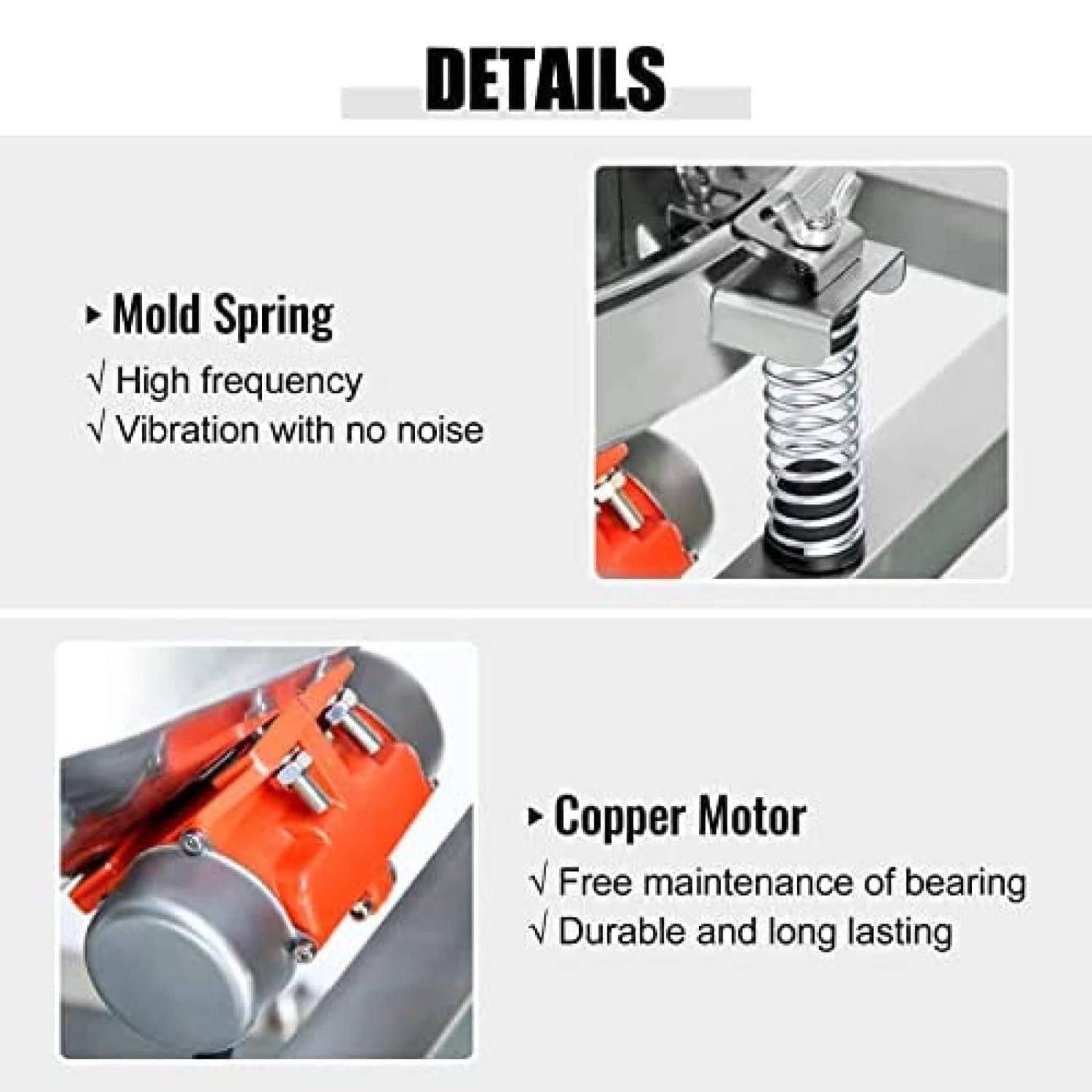 Tamizadora automática de Polvo, agitadora de tamices, máquina vibratoria con tamiz para gránulos, Polvo y Granos, Acero Inoxidable con Interruptor, 10 Mallas