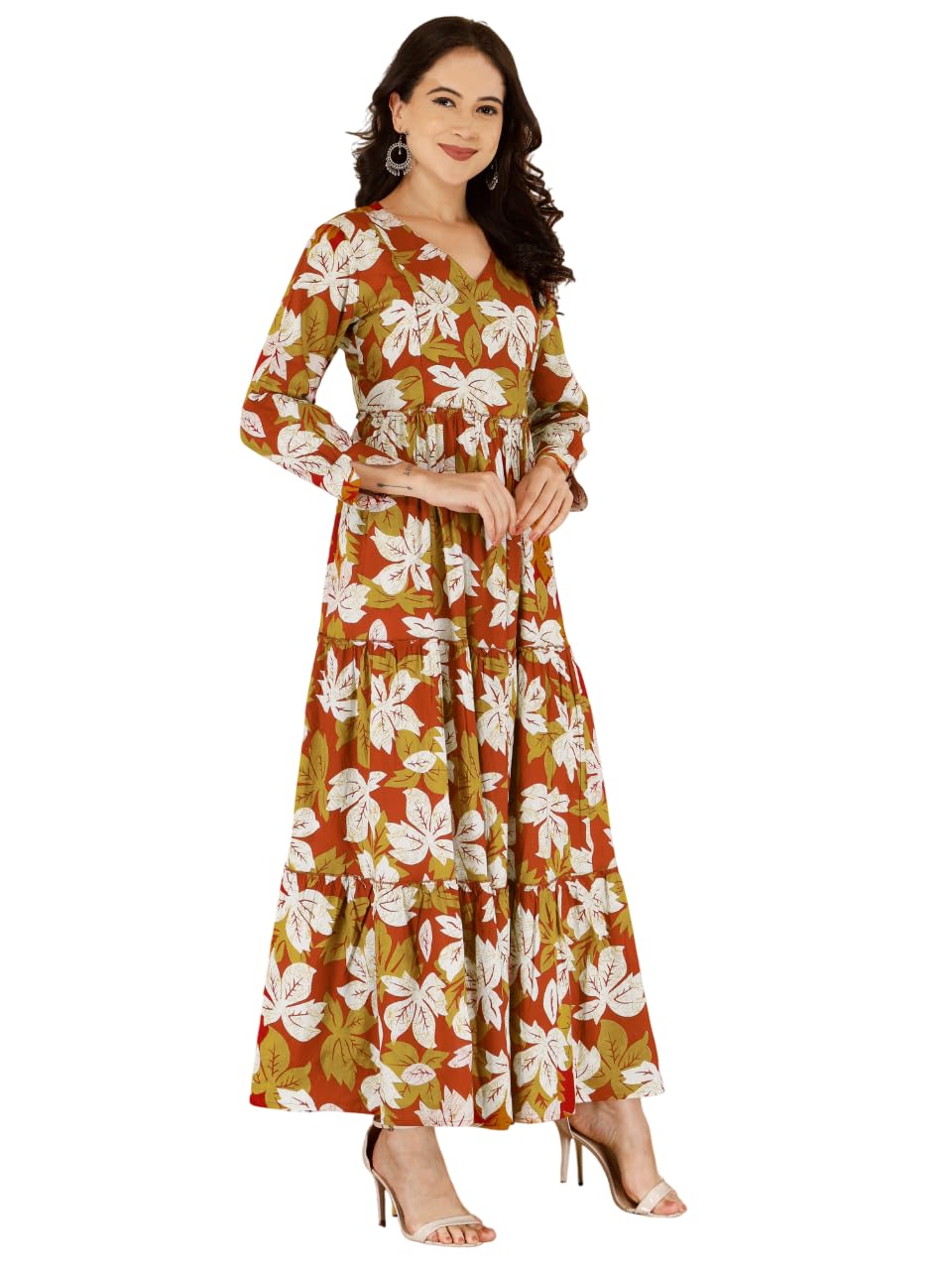 Siya Cotton Women's Anarkali Maternity Feeding Kurta/Kurtiwith 2 Vertical Invisible Zippers| Comfortable & Elegant Post and Pre Pregnancy Kurta Dress/Kurti Dress-image-20