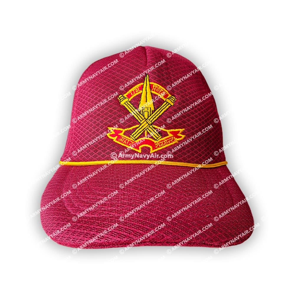 Mahar Regiment Netted Cap Maroon-picture-25