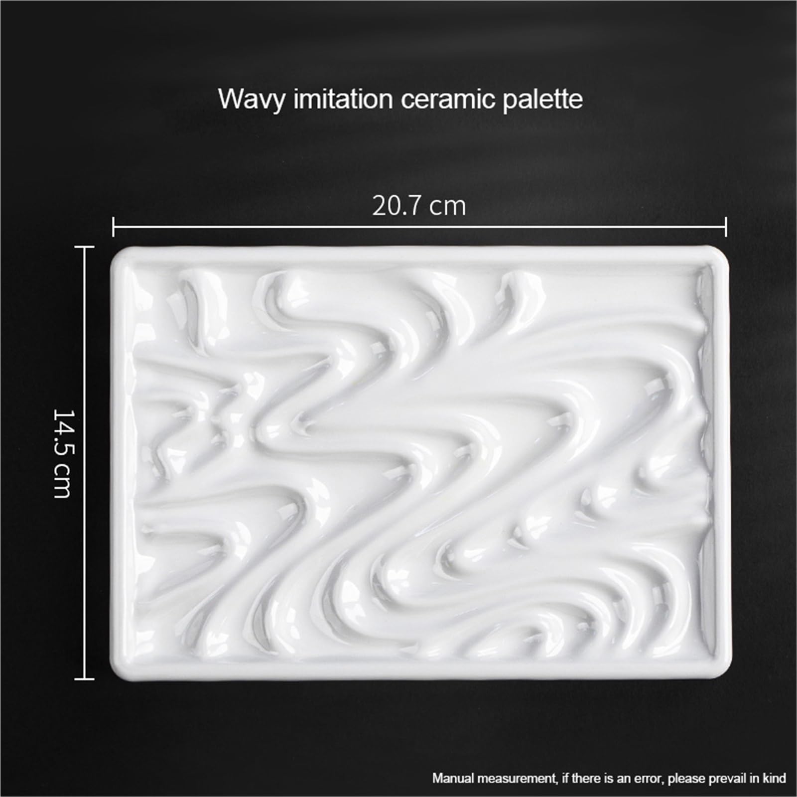 Tavolozza Da 1 Pezzo for Dipingere, Forniture Quotidiane | Vassoio for miscelare pittura ad acquerello(Square)