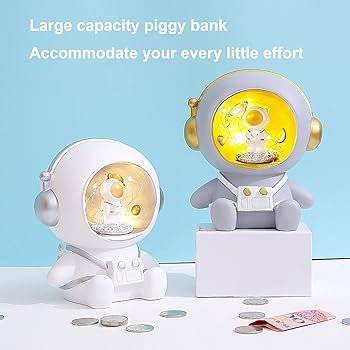 Amazon.co.jp: 宇宙飛行士の貯金箱、宇宙飛行士のキャラクターの