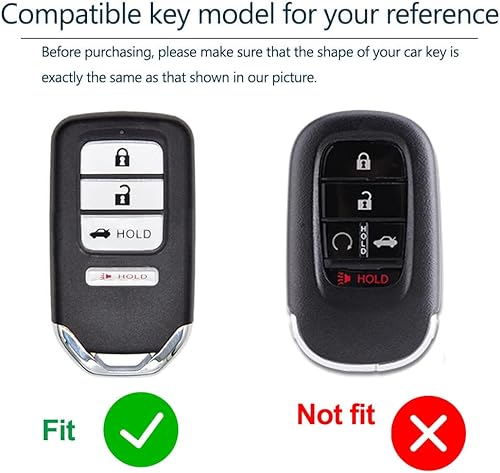 Miniatura 2 de Lcyam Llavero con 4 botones para Honda Accord Civic HR-V Fit Passport Pilot Car Accesorios 2013-2022