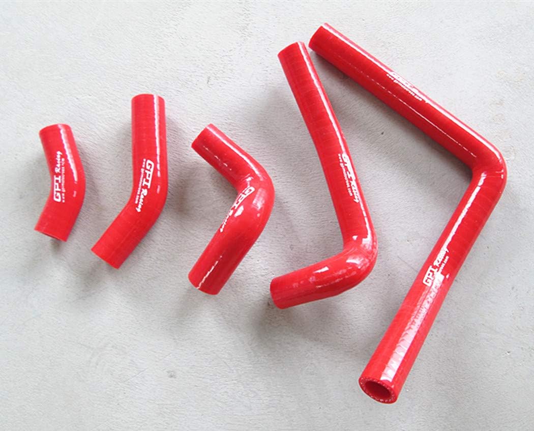 Silicone Radiator Hose for 2003-2008 Honda CR250R CR250 CR 250R 2004 2005 2006 2007 (Red)