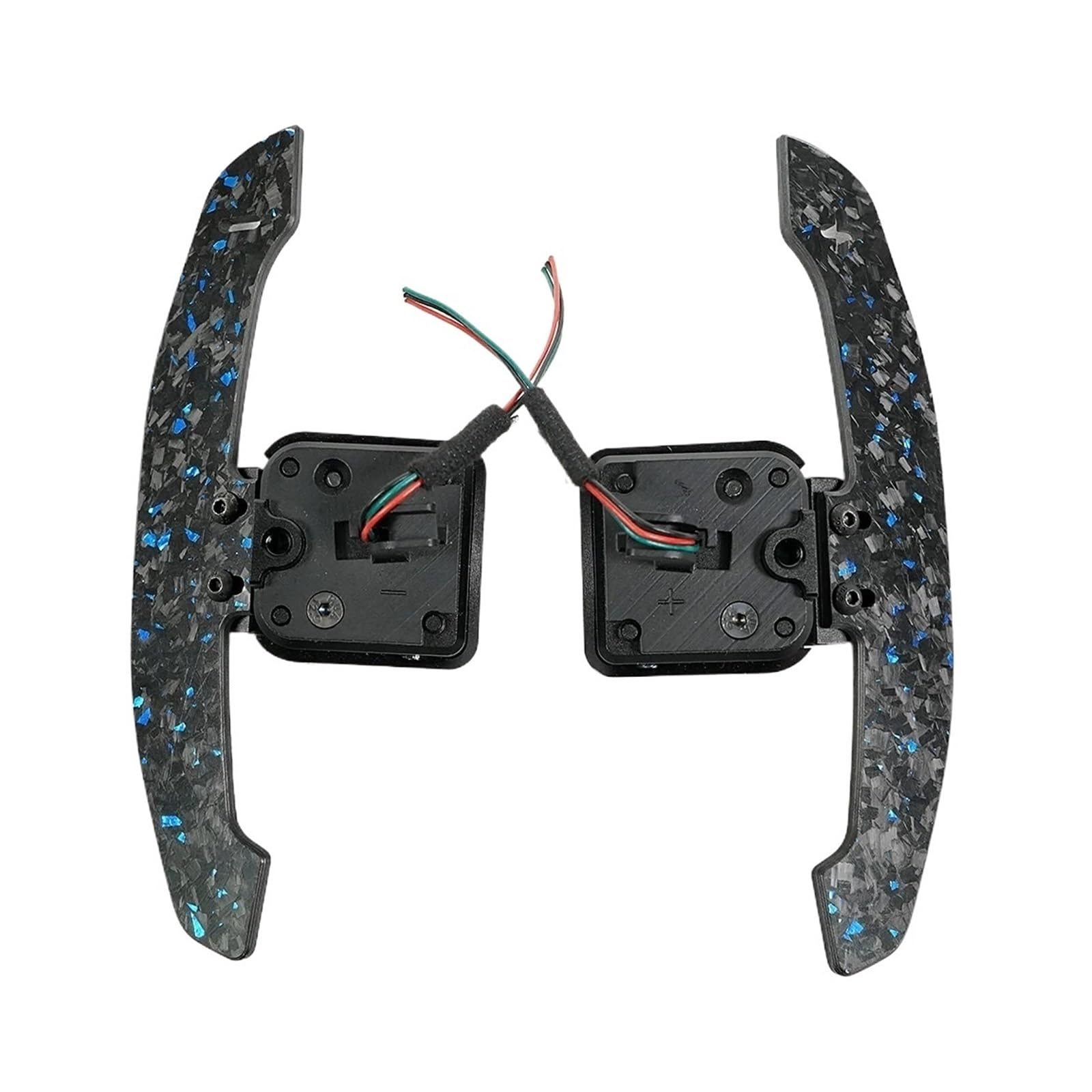 Yakisa Type 8 Paddles Shift For A3 For A5 For A8 Q2 For Q3 Q4 For Q5 For Q7 For Q8 S1 S2 S3 S4 S5 Sq5 Rs3 Rs4 Rs5 Rsq5 Carbon Fiber Paddle Shifters Paddle Shifter(Type 8)