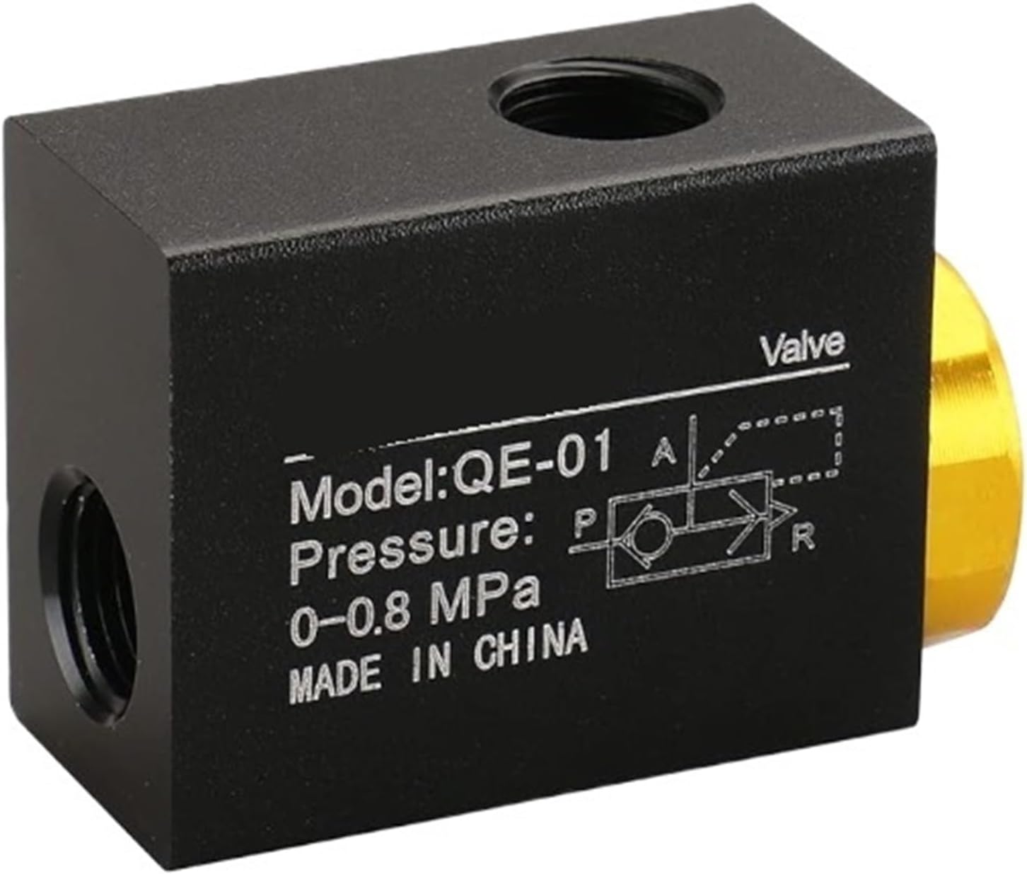 Cylinder Exhaust Valve QE-01 / QE-02 / QE-03 / QE-04 Pipe Fitting Pneumatic Part(5pc-Leather Bowl)