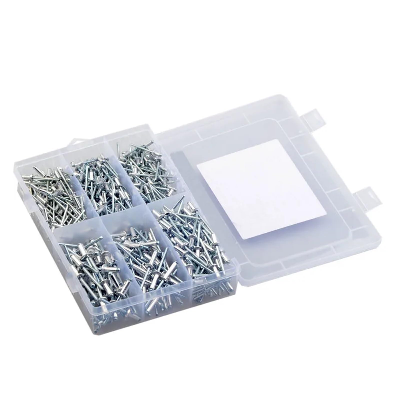 Kit d'assortiment de Rivets Pop en aluminium, 500 pièces, M3.2 M4 M5, tête de champignon, mandrin de rupture, ensemble de Rivets aveugles GB12618