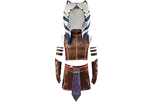 Kids Tano Togruta Cosplay Costume Set for Girls: Embody the Courageous Warrior!