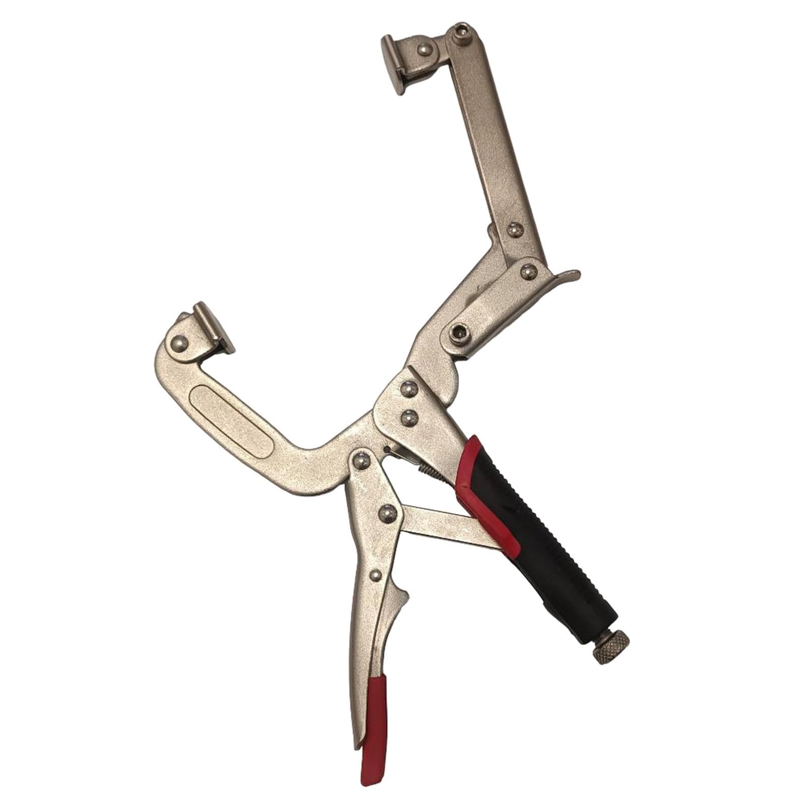 Pinces de Serrage pour Cosses C, Pince En Acier avec Patins Rotatifs, Pinces de Serrage de 25 Cm pour électriciens et Ateliers de Soudure et de Mainte