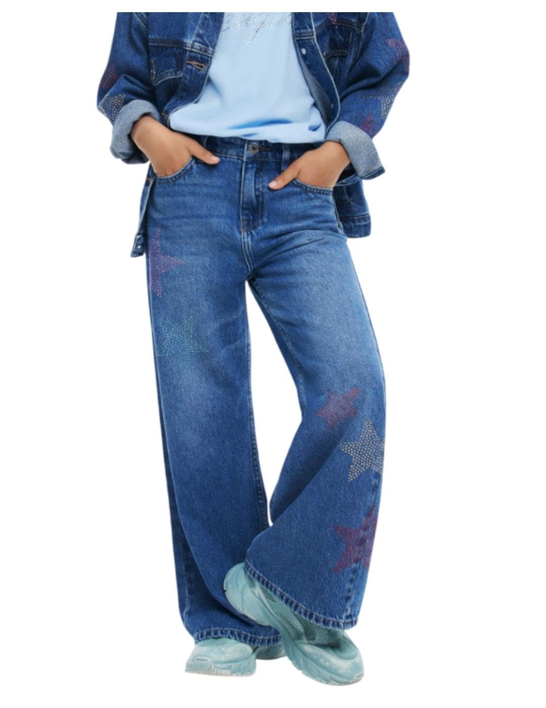 Desigual Denim_Shine Pants para Niñas