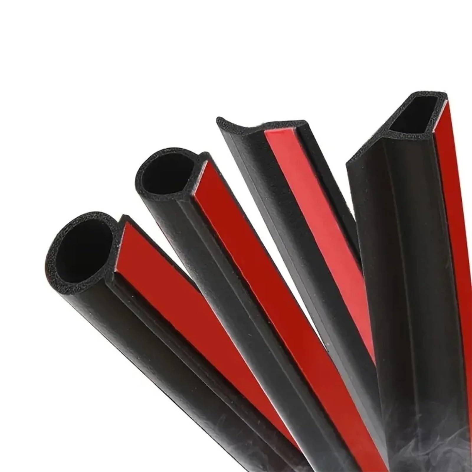 Frvvpl Big D 6M Car Door Seal Strip Rubber Car Door Seal Strip 3/6M Auto Rubber Sealant D Type Insulation Anti-Dust Soundproofing Window Weather Seals(Big D 6M)