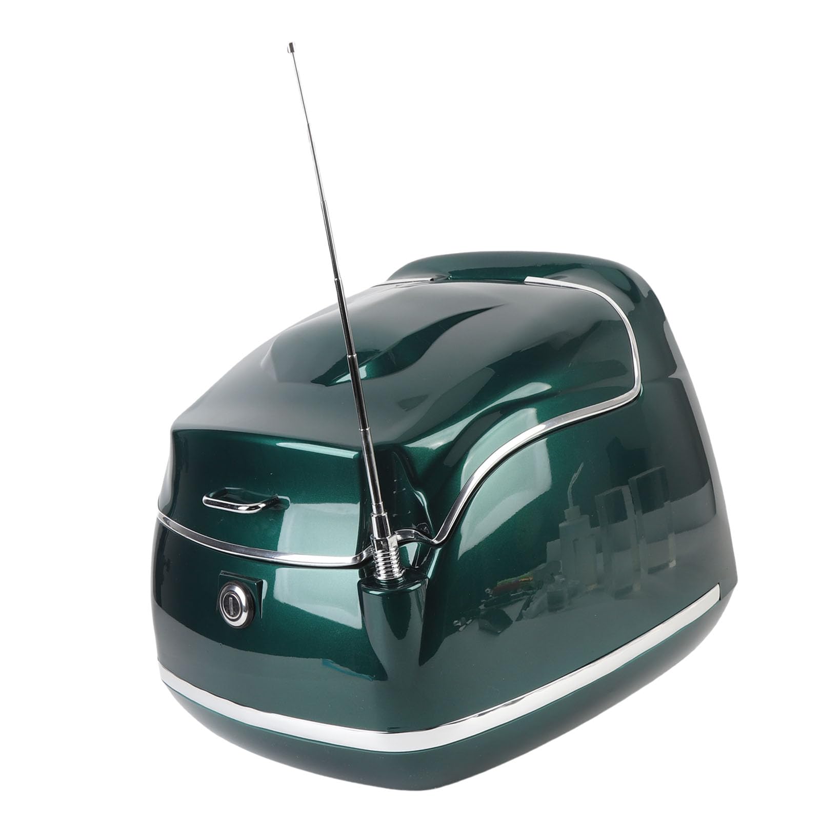 Sxhlseller Caja Trasera de Moto de 38L Impermeable con Cerradura y Placa