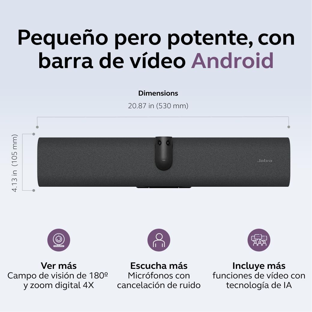 Jabra PanaCast 40 VBS・Cámara de Conferencia (Controlador táctil PanaCast 40 VBS・) (8720-231)