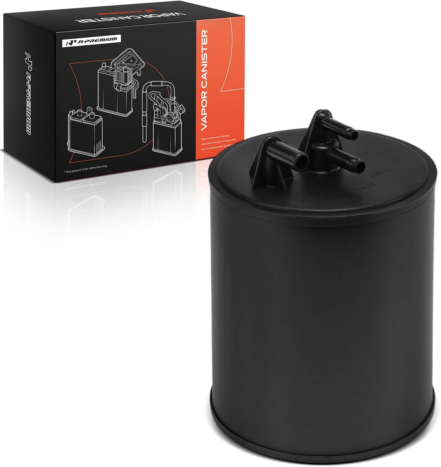 A-Premium Vapor Canister Compatible with Chevrolet Malibu, Impala, Monte Carlo, Camaro, Lumina APV & Buick Century, Roadmaster, Regal & Cadillac Seville & Oldsmobile Omega, Cutlass & Pontiac Firebird