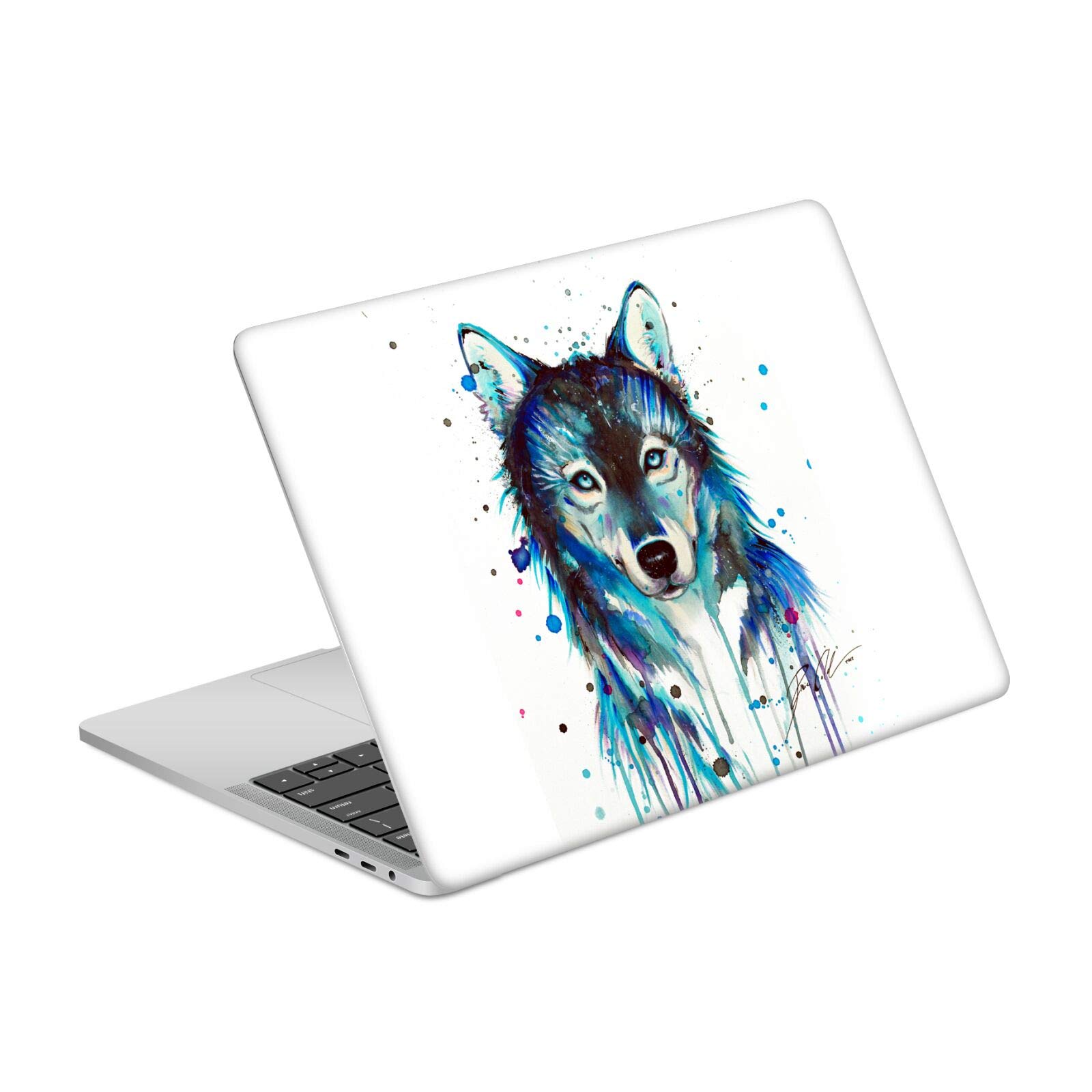 Autocollant vinyle MacBook Pro 13 A1989 A2159 Head Case Designs Pixie Cold Loup de Glace - 7