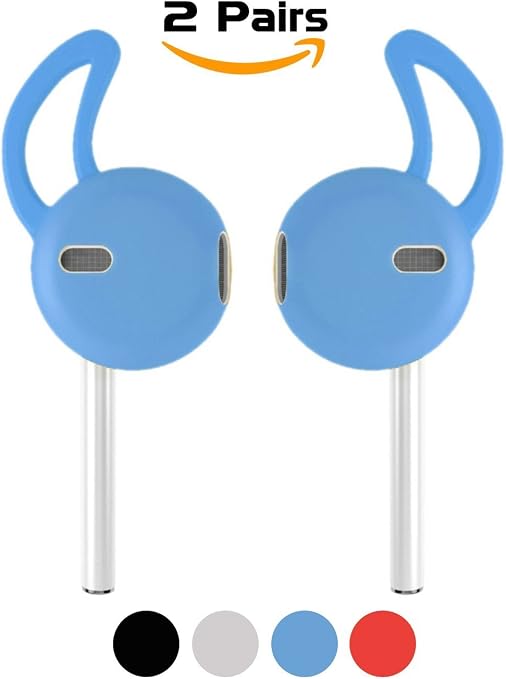Bidear Cover Airpods Accessori, Gancio Auricolare Silicone Custodia  Auricolari per iPhone e Airpods 7/6/6S/Plus/5SE EarPods(Blu) : Amazon.it:  Elettronica