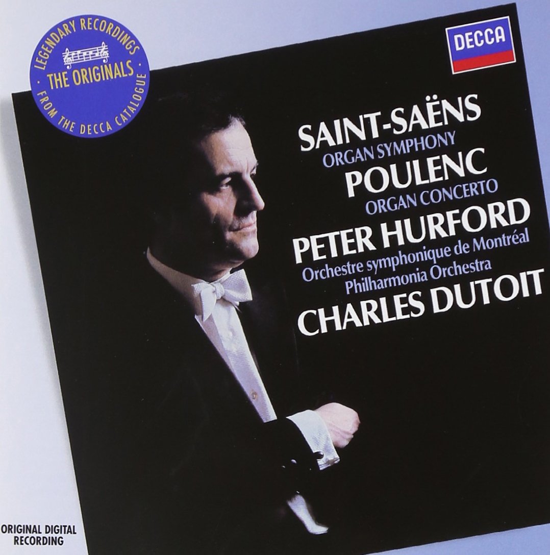 HURFORD;PETER/DUTOIT - SYM 3/ORGAN CTO [Audio CD] HURFORD;PETER/DUTOIT;C-MONTREA