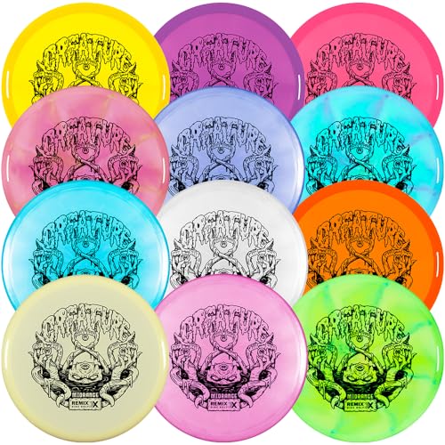 Remix Creature Disc Golf Midrange 12-Count Variety Pack