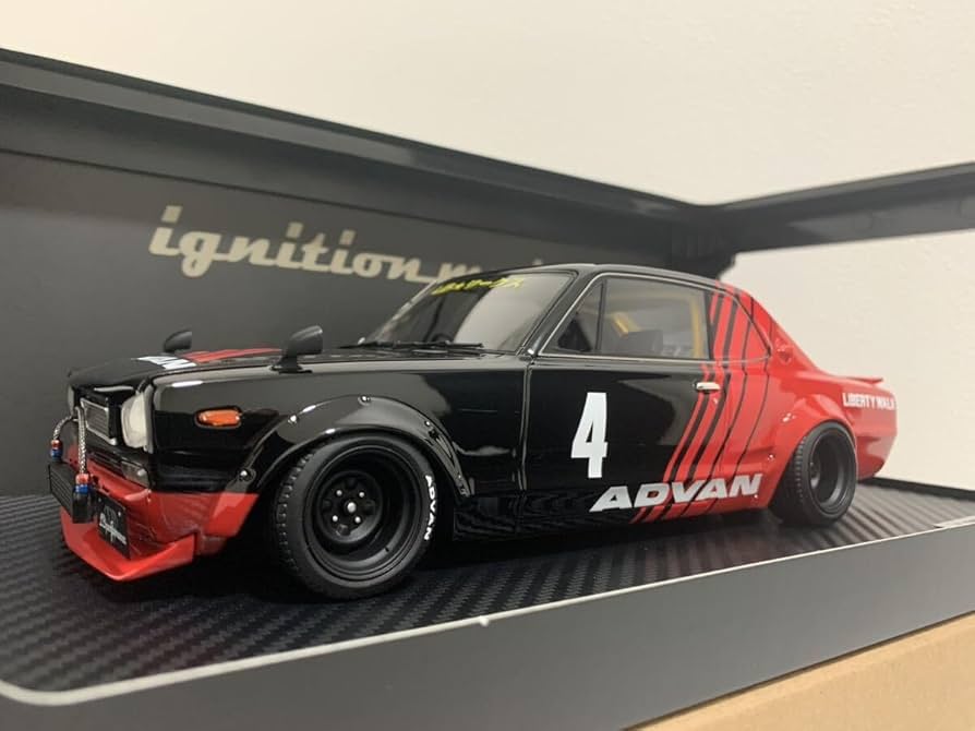 イグニッションモデル　1/18 LBWK ハコスカ アドバン Amazon | Web限定 ignition model イグニッションモデル 1/18