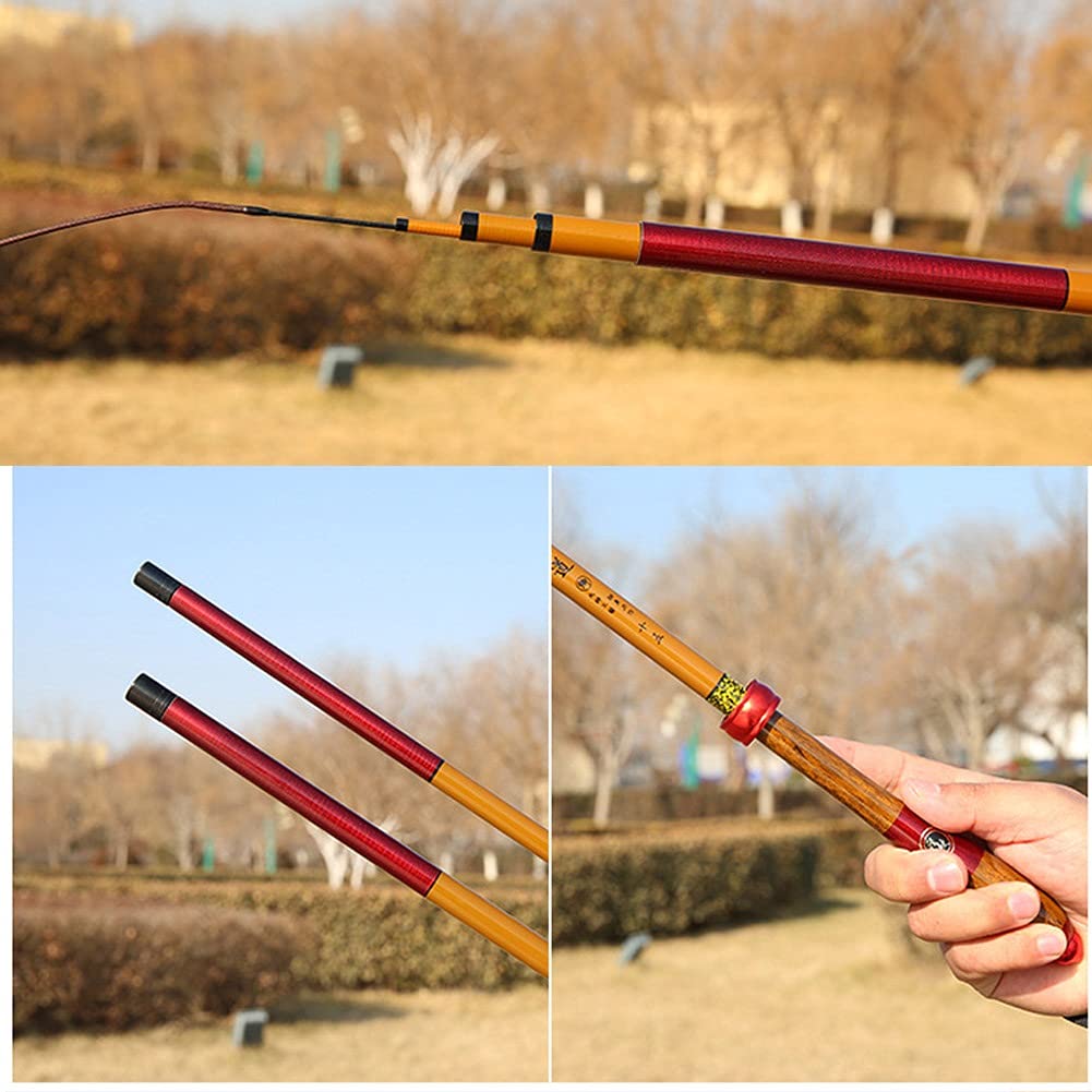 Amazon.co.jp: 超微細釣り竿高炭素模造竹釣り竿ライトとハード釣り竿