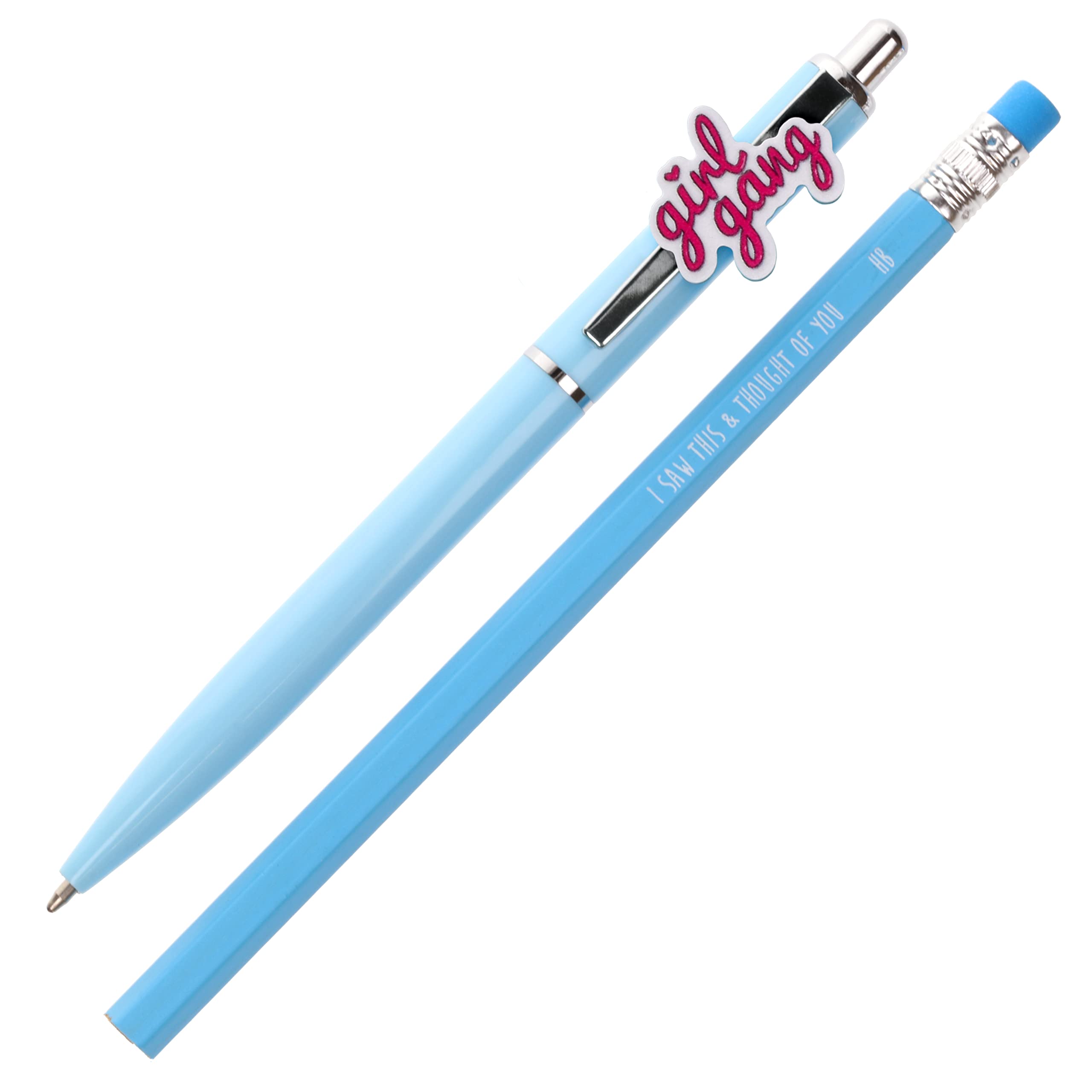 Stands Out, Supplying Outstanding Gifts Girl Gang Pen and Pencil Set Kids Charm Topper School Stationary Kits Gift โ image 1