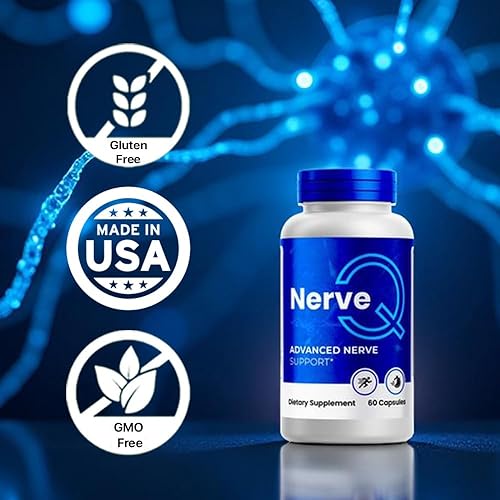 Miniatura 4 de Paquete de 3 cápsulas nerviosas avanzadas para nervios, píldoras oficiales de apoyo nervioso totalmente naturales para circulación y máxima fuerza,