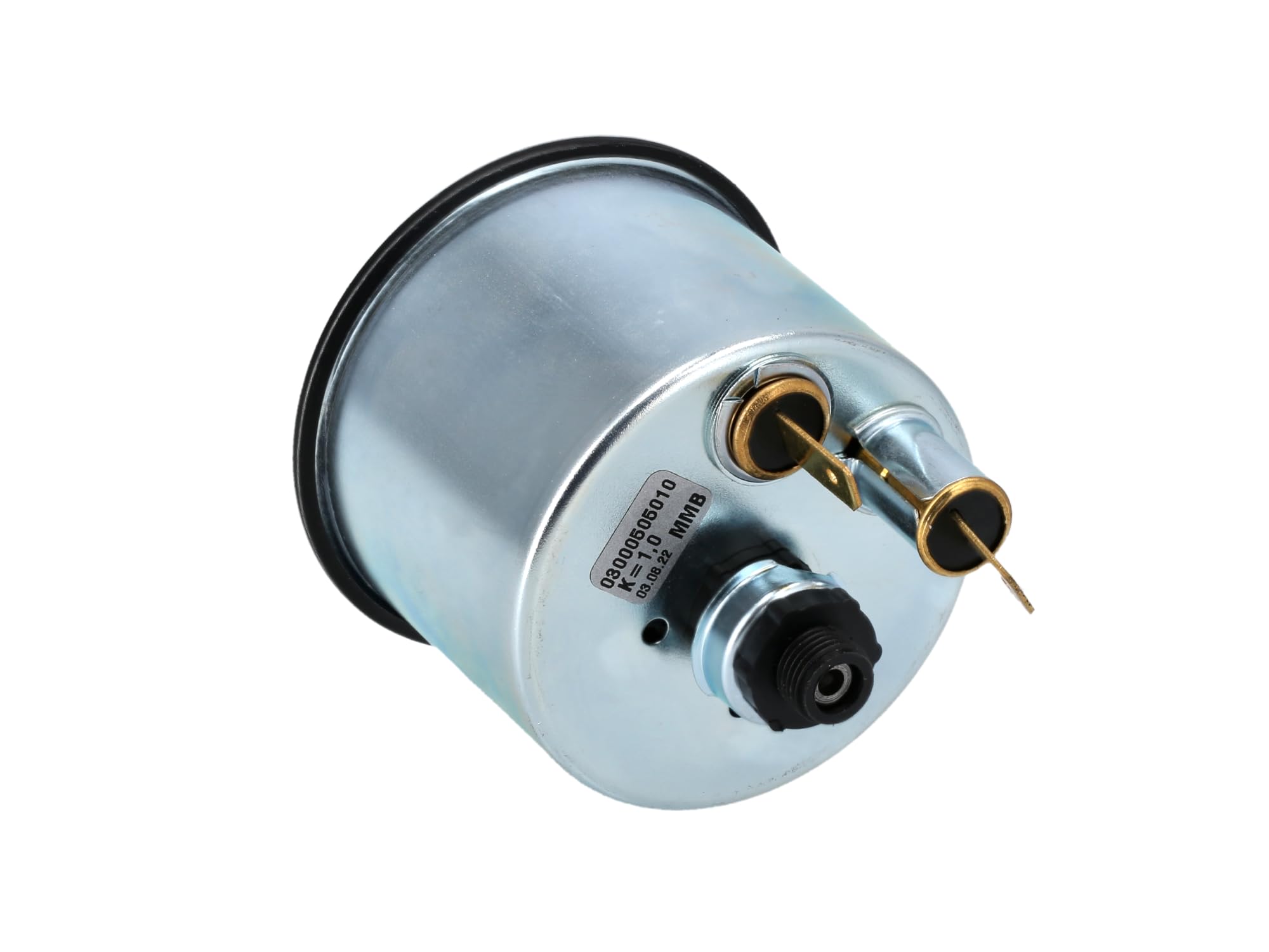 Drehzahlmesser bis 12000U/min - ø 60mm mit schwarzen Ring, Beleuchtung und Kontrollleuchte blau - Leuchtmittel 12V - S51, S70