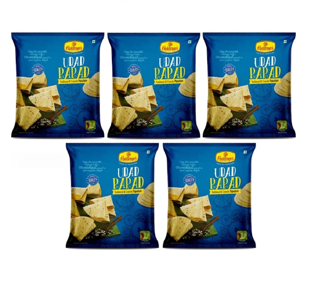 Haldirams Nagpur Udad Papad (Pack of 5-200 gm Each) (B0BPBRGHMW) Amazon Price History, Amazon Price Tracker