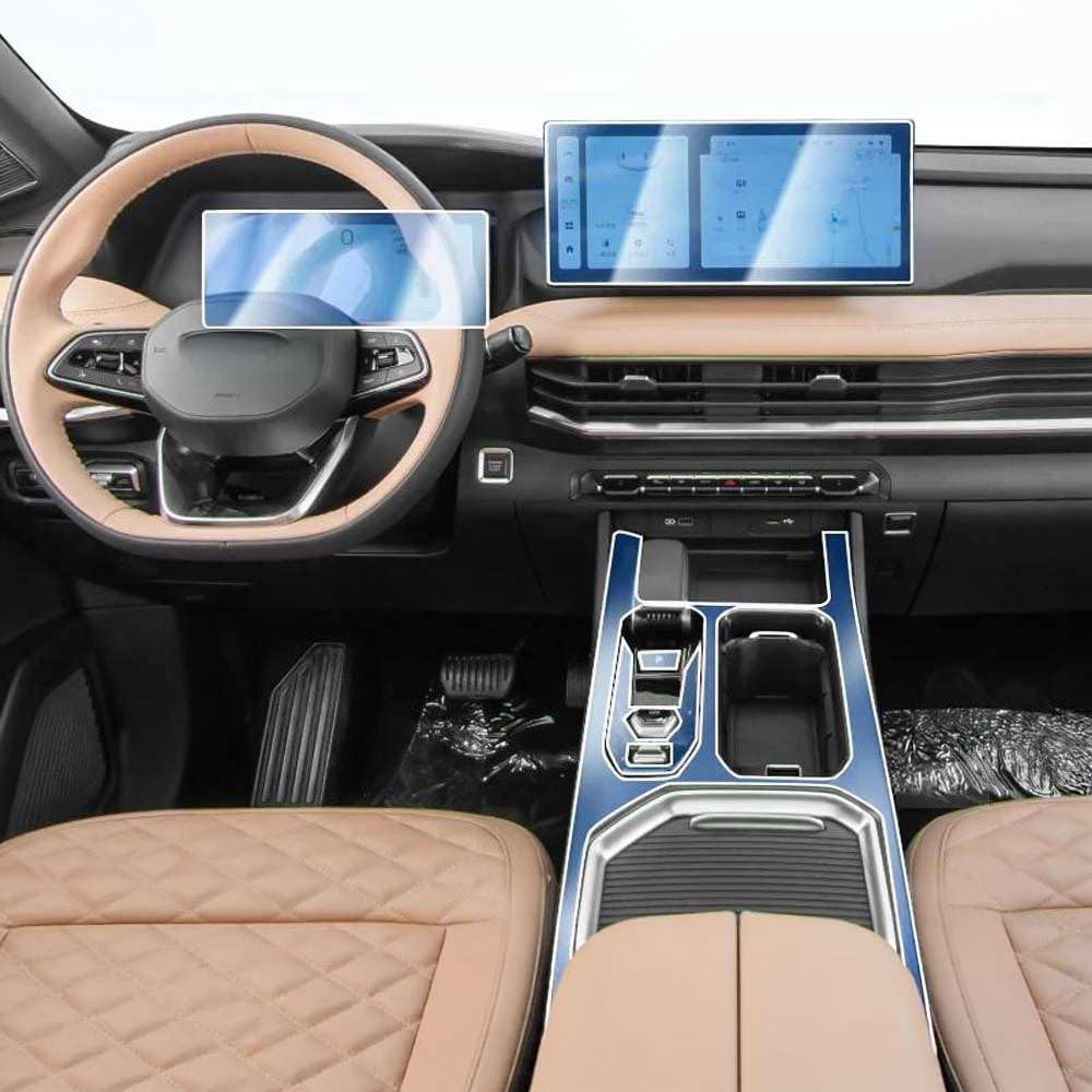 Car Interior Center Console TPU Protective Film, for new Okavango 2025 Anti-Scratch Sticker Accessories
