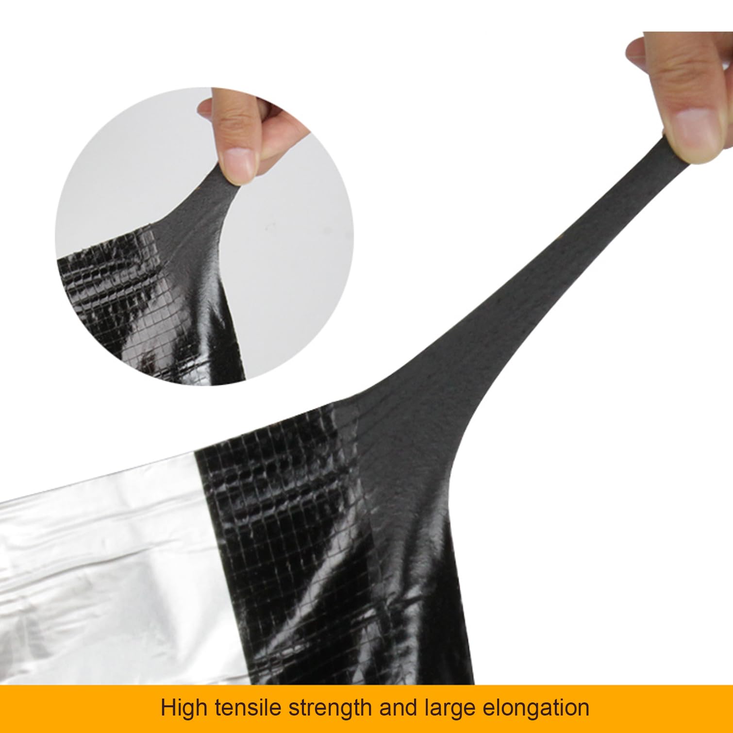 Cinta selladora de butilo Multiusos,Cinta selladora Impermeable,Cinta autoadhesiva para Asfalto,Cinta bituminosa de Aluminio,Cinta de reparación para goteras en techos,Metal,Tejas de AC