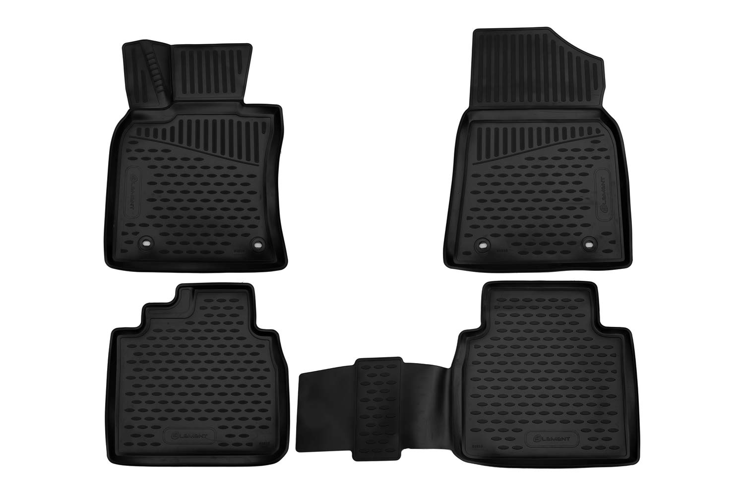 ELEMENT Alfombrillas 3D para ŠKODA Karoq 2017- | Familiar | Europa | Sin Caja Asiento | 4 Piezas — view 50
